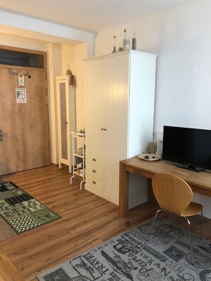Studio (Sandkontor) | Living area | Flat-screen TV
