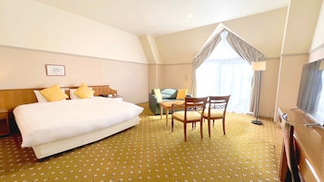 In-room safe, desk, blackout curtains, iron/ironing board (on request)