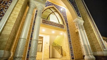 Front of property - evening/night
