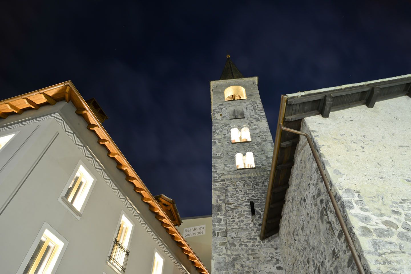 front of property – evening/night