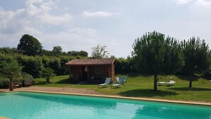 Seasonal outdoor pool - La Maison Des Charmes (Ternand)