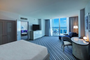 Suite, 1 King Bed (Maren) | Hypo-allergenic bedding, in-room safe, desk, laptop workspace - Hotel Maren Fort Lauderdale Beach, Curio Collection by Hilton (Fort Lauderdale)