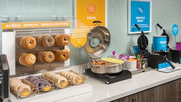 Free daily buffet breakfast