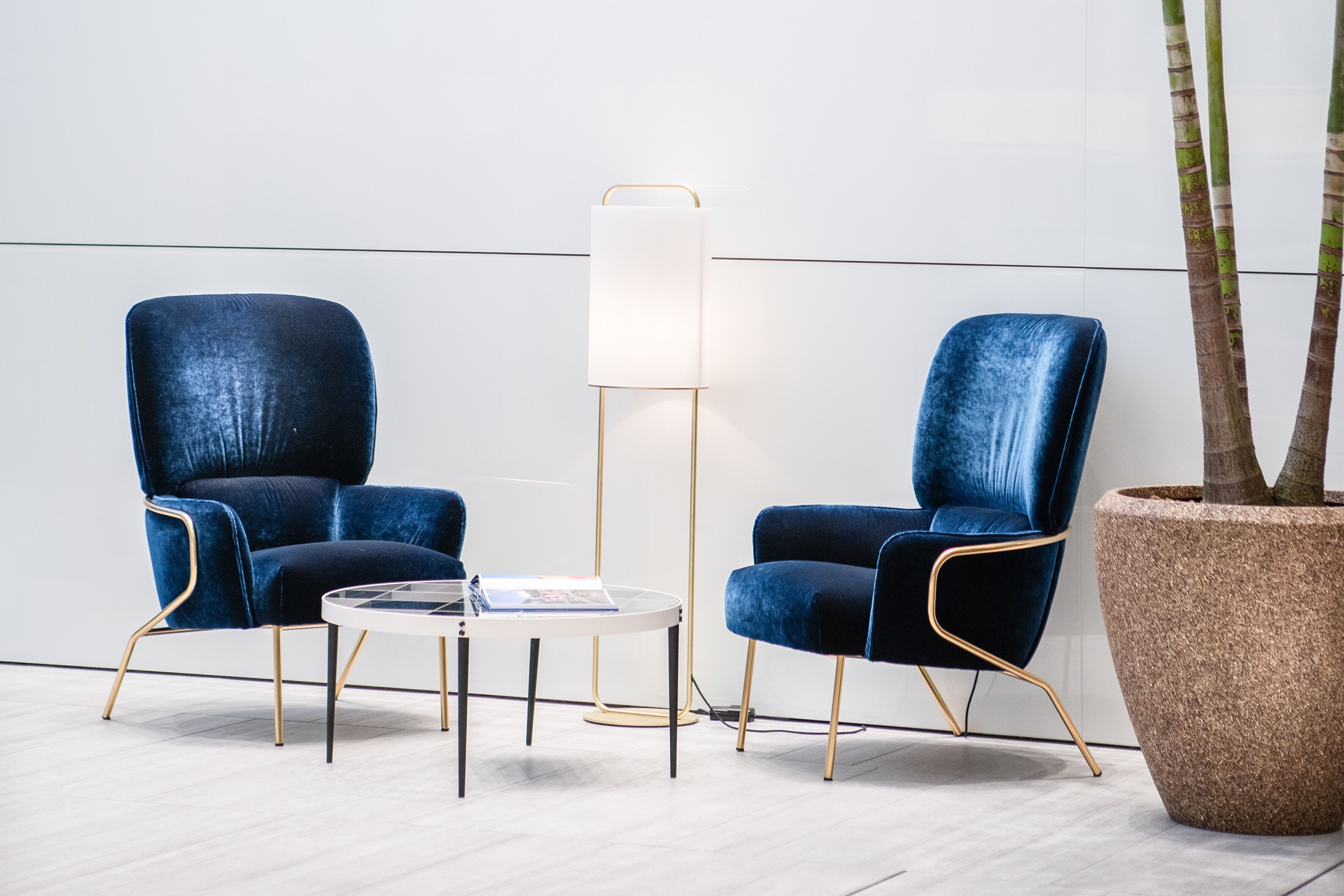 Sitteområde i lobbyen