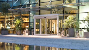 Front of property – evening/night