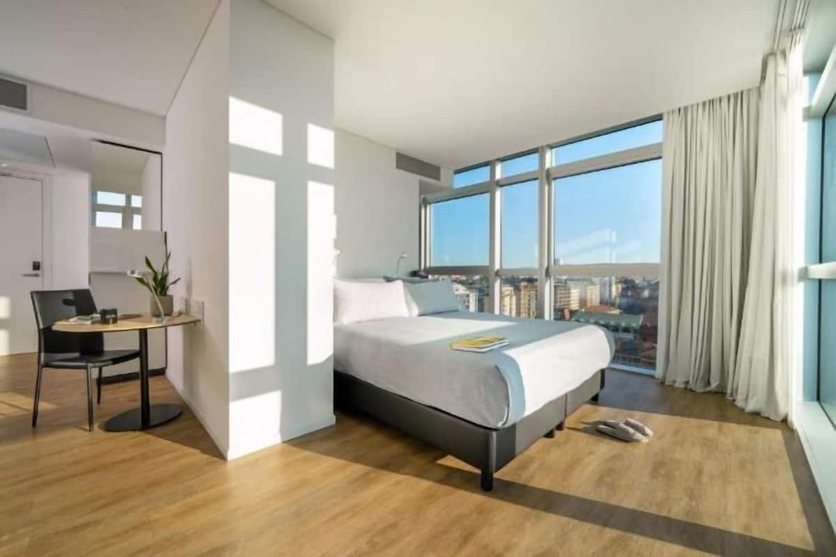 1 bedroom, down comforters, free minibar items, in-room safe