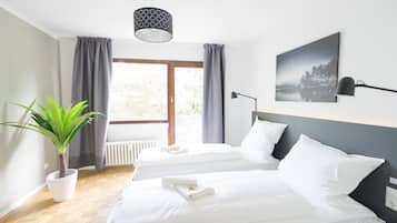 1 Schlafzimmer, individuell dekoriert, individuell eingerichtet