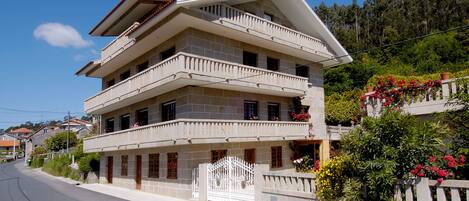 Voorkant van accommodatie