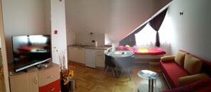 Familiestudio | Oppholdsområde | Flatskjerm-TV