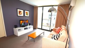Apartment, 1 Bedroom | Living room - 128 On The Terrace (East Perth)