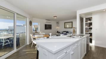 Apartment, 2 Bedrooms | Private kitchen | Full-sized fridge, microwave, oven, stovetop