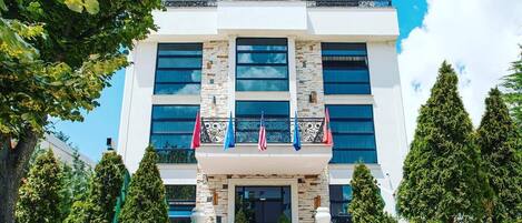 Façade de l’hébergement