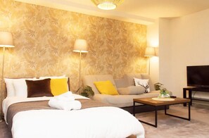 Apartment (For 4 Guests) | Individually decorated, individually furnished, blackout drapes - Comfort Self Hotel First Breath (Osaka)