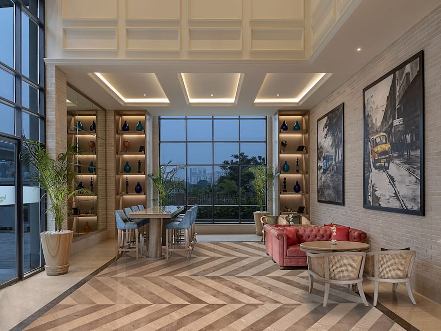 Zona de estar del vestíbulo