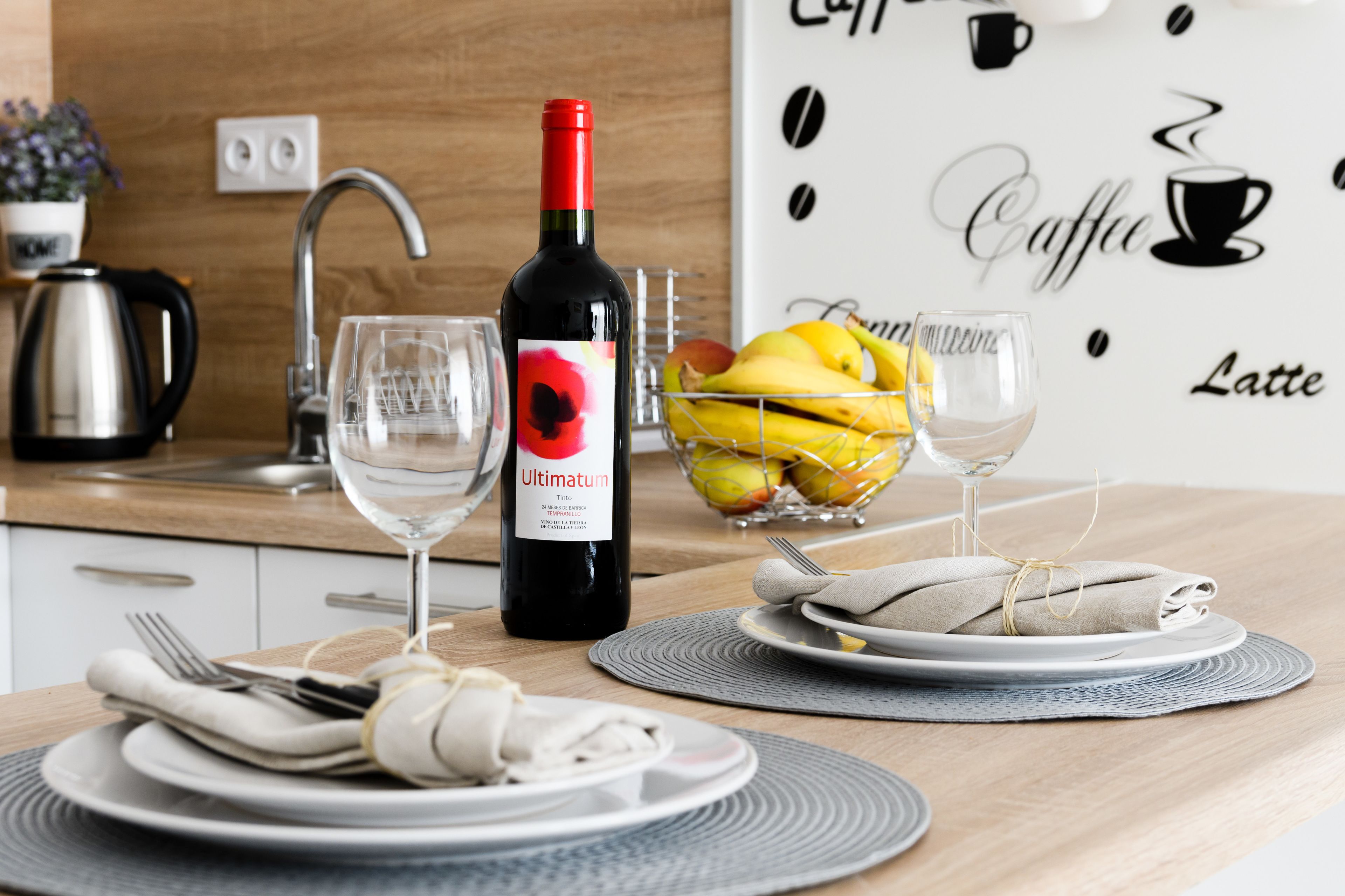 comfort apartment | private kitchen | fridge, oven, stovetop, espresso maker