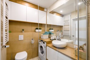Bathroom - M&R Apartament Airport&Business DeLuxe Cybernetyki (Warsaw)