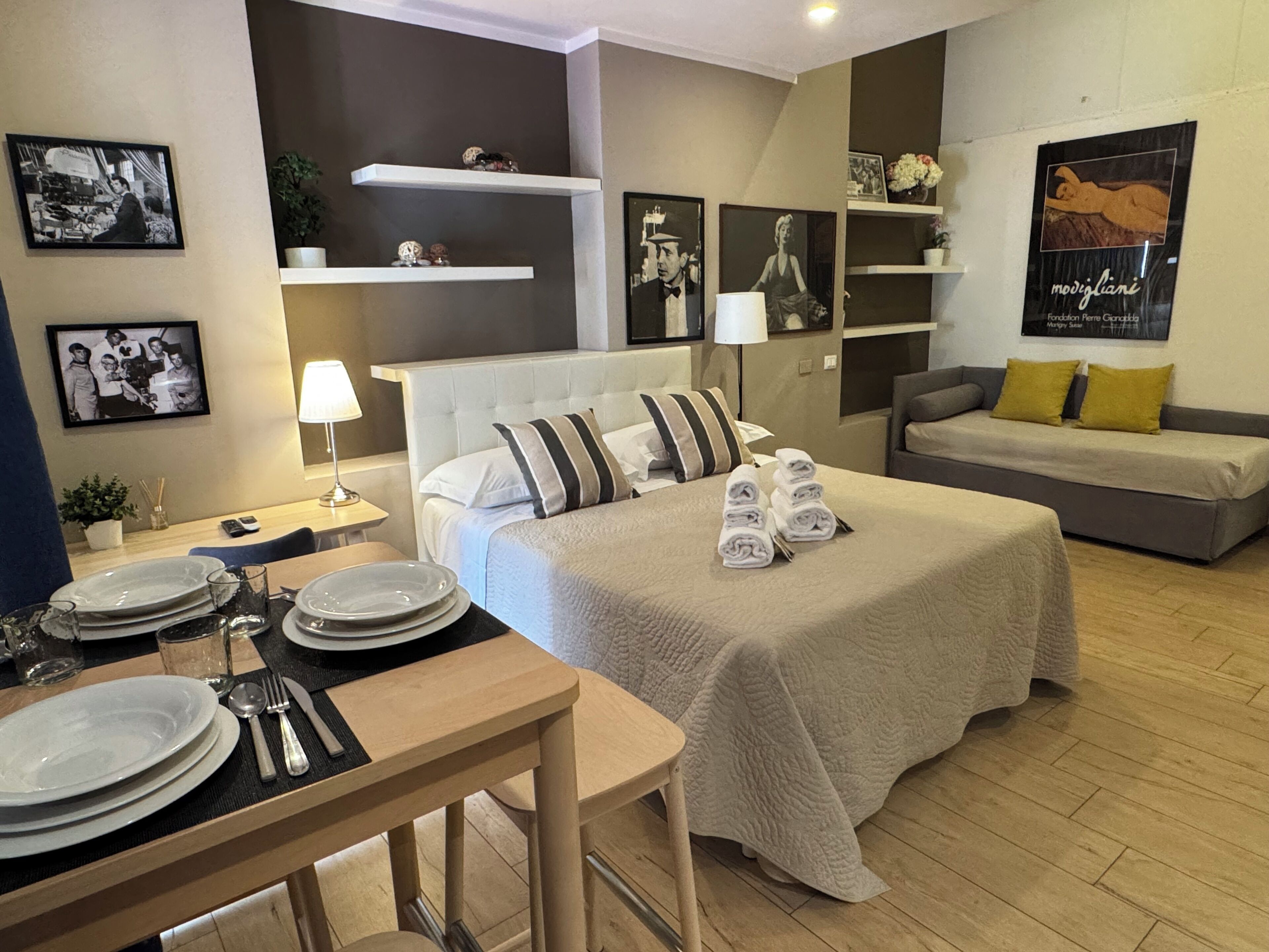 Familien-Vierbettzimmer, Kochnische