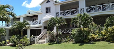 Majoituspaikan julkisivu