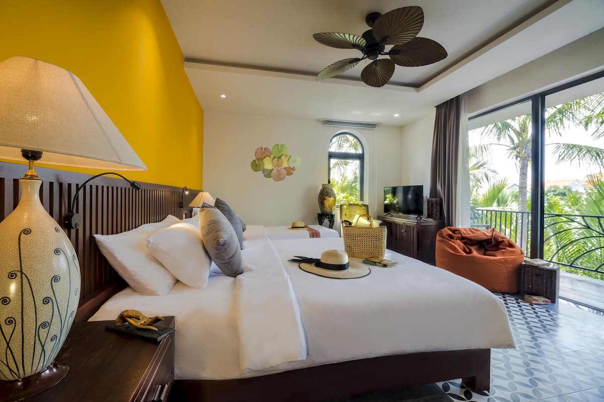 1 slaapkamer, pillowtop-bedden, een minibar, individueel gedecoreerd