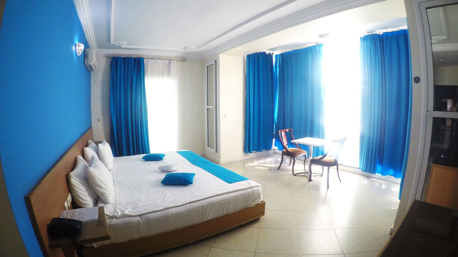 Double Room | Premium bedding, desk, laptop workspace, blackout drapes