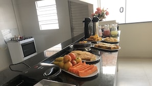 Kontinental frokost er inkludert hver dag