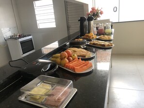 Kontinental frokost er inkludert hver dag
