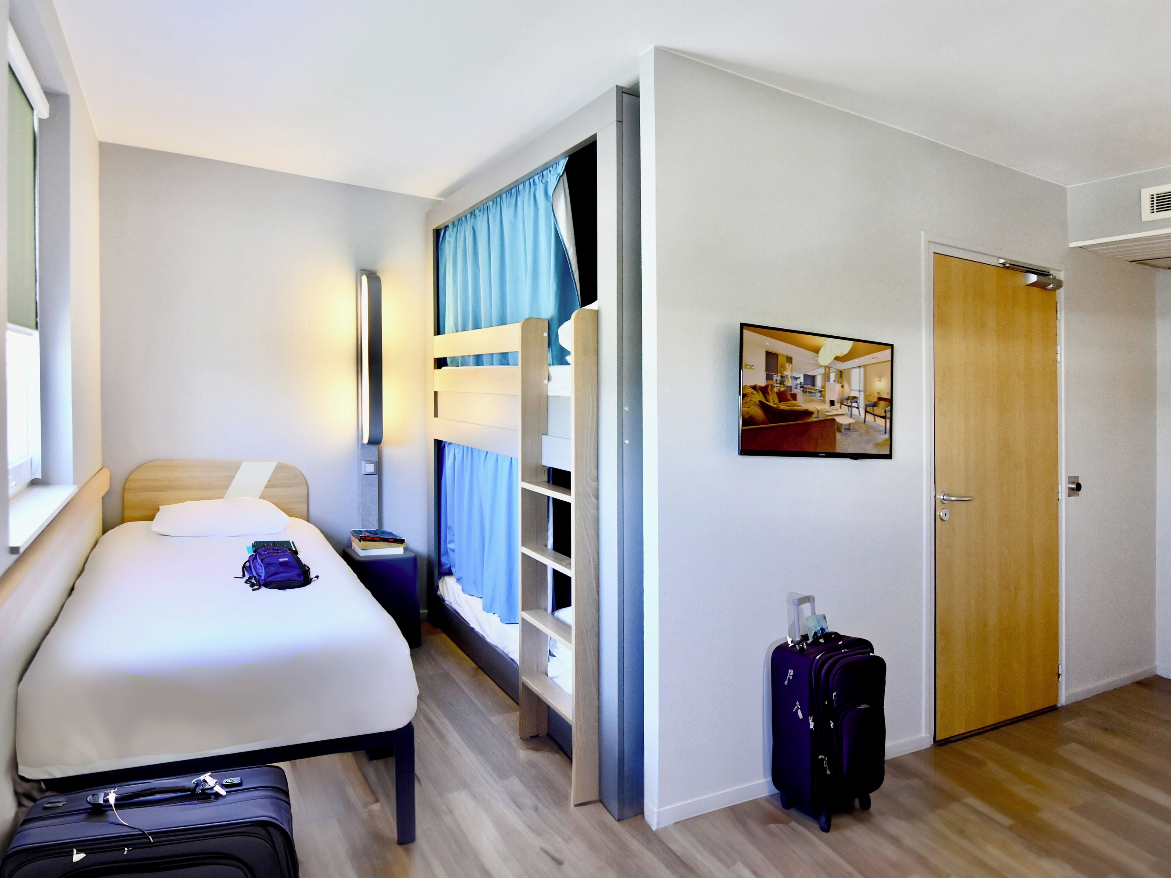 Family Room, 2 Double Beds | Premium bedding, desk, laptop workspace, soundproofing
