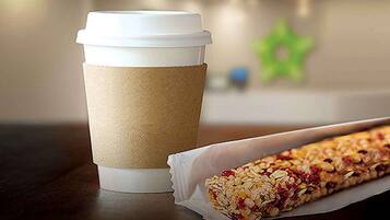 Free daily on-the-go breakfast