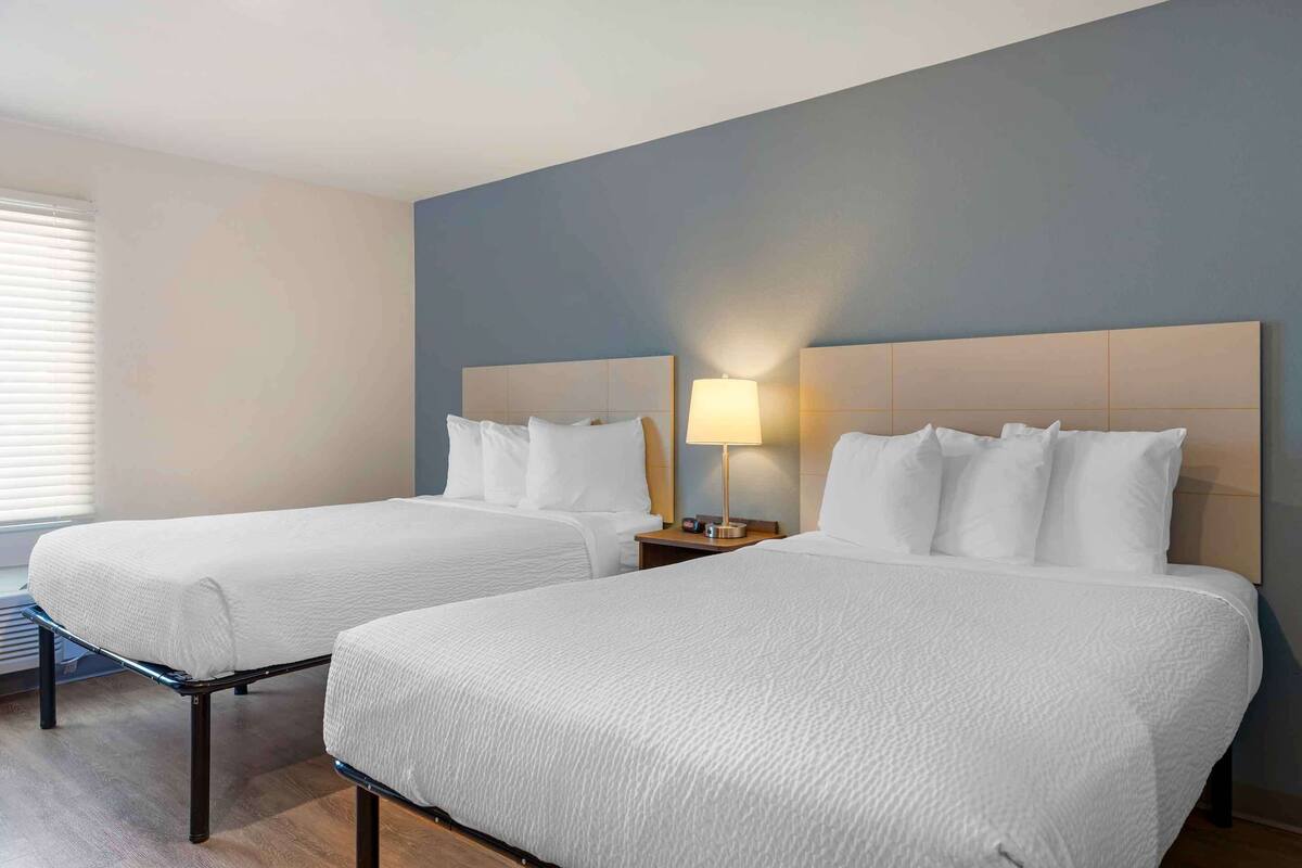 Standard Studio, 2 Queen Beds, Non Smoking, Refrigerator & Microwave | Desk, laptop workspace, iron/ironing board (on request), WiFi (free)
