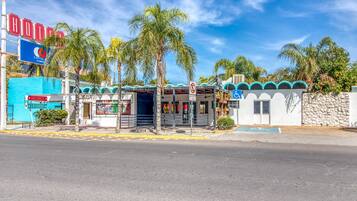 Voorkant van accommodatie