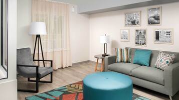 Área de estar no saguão