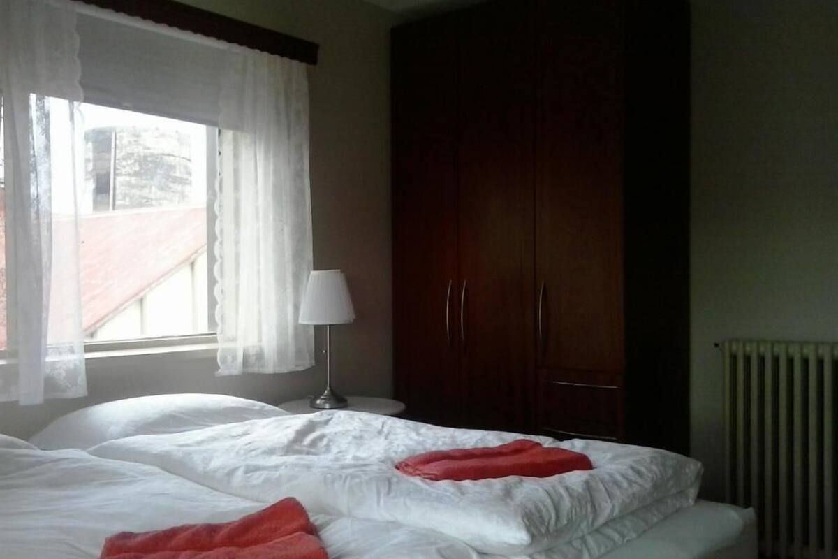 Twin Room, Shared Bathroom | Blackout drapes, free WiFi, bed sheets