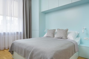 Apartamento luxo | 1 quarto, roupas de cama de algodão egípcio, roupas de cama premium