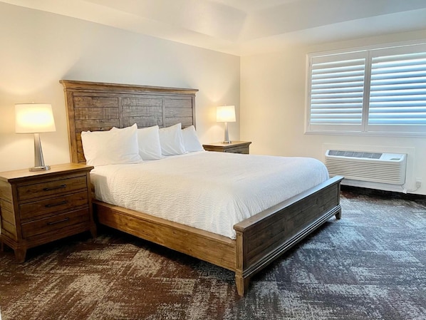 Memory-foam beds, individually decorated, individually furnished