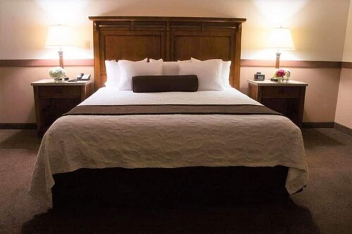 1 Schlafzimmer, Betten mit Memory-Foam-Matratzen, individuell dekoriert