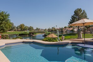 Pool - 4BR Ocotillo Home, On the Lake and Golf Course (Chandler)