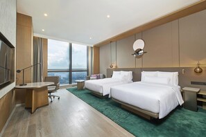 Club Room, 2 Double Beds, City View | Premium bedding, minibar, in-room safe, desk - The Westin Zhongshan Guzhen (Zhongshan)