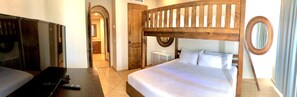 2 chambres, fer et planche Ă repasser, Wi-Fi gratuit, draps fournis