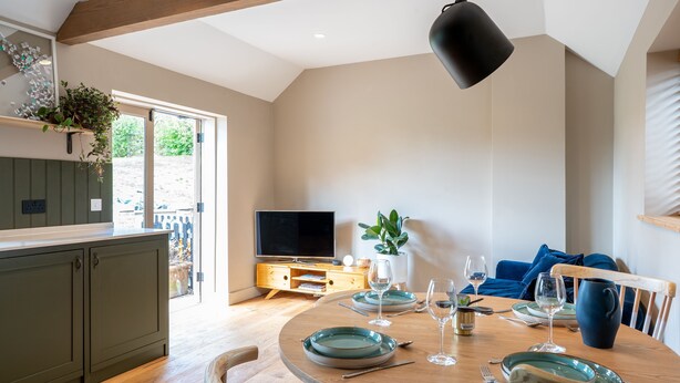 Dining - Modern Rustic 2 Bed Converted Stable - High up the Kent Downs (Ashford)