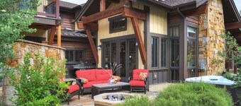 Lone Star Lodge: 3 sovrum / 4 BA stadsbostad i Breckenridge, 9 sovplatser