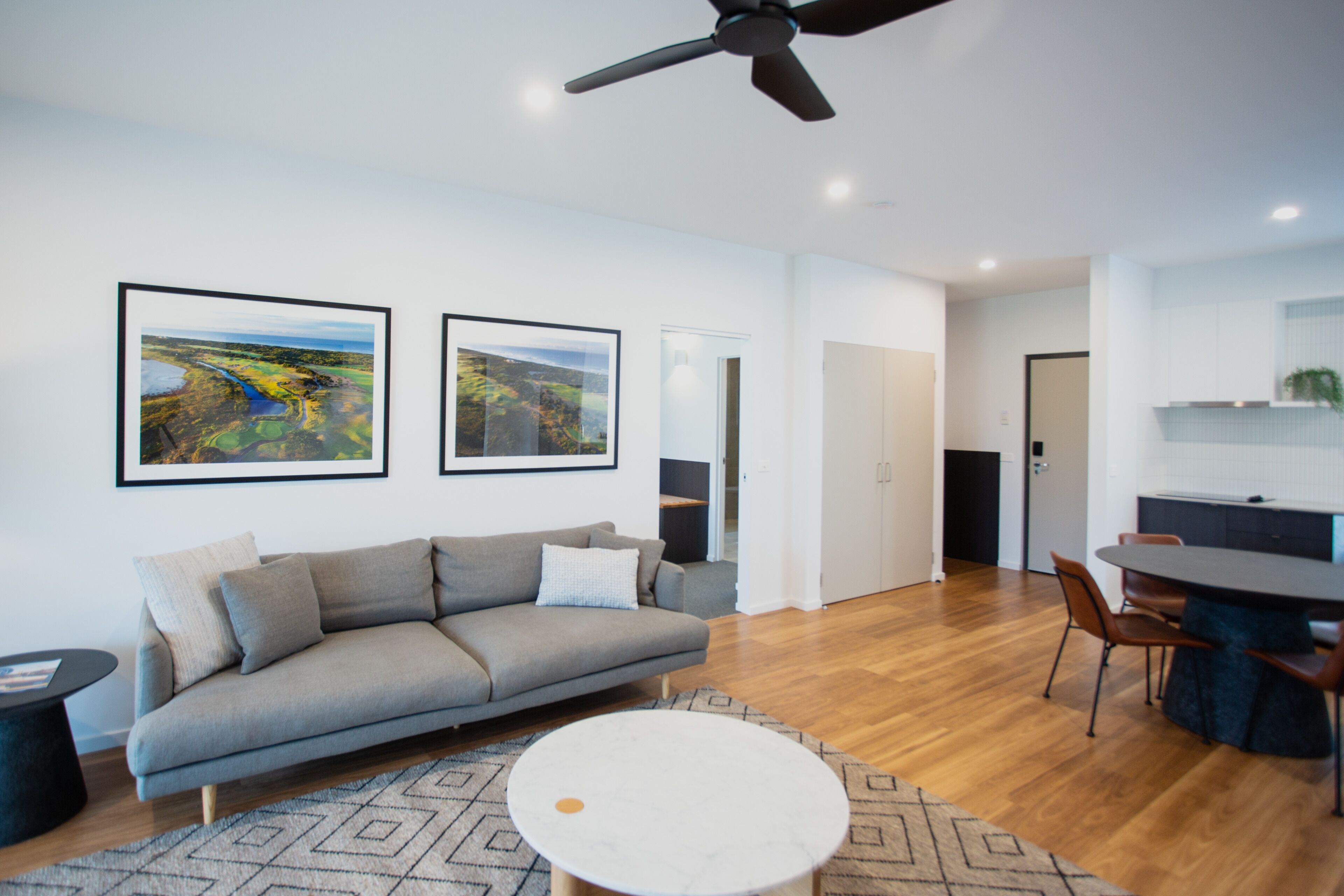 2 Bedroom Suite | Living area | 50-inch Smart TV with digital channels, TV, iPod dock