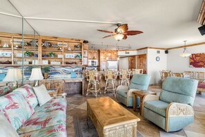 Een flatscreentelevisie