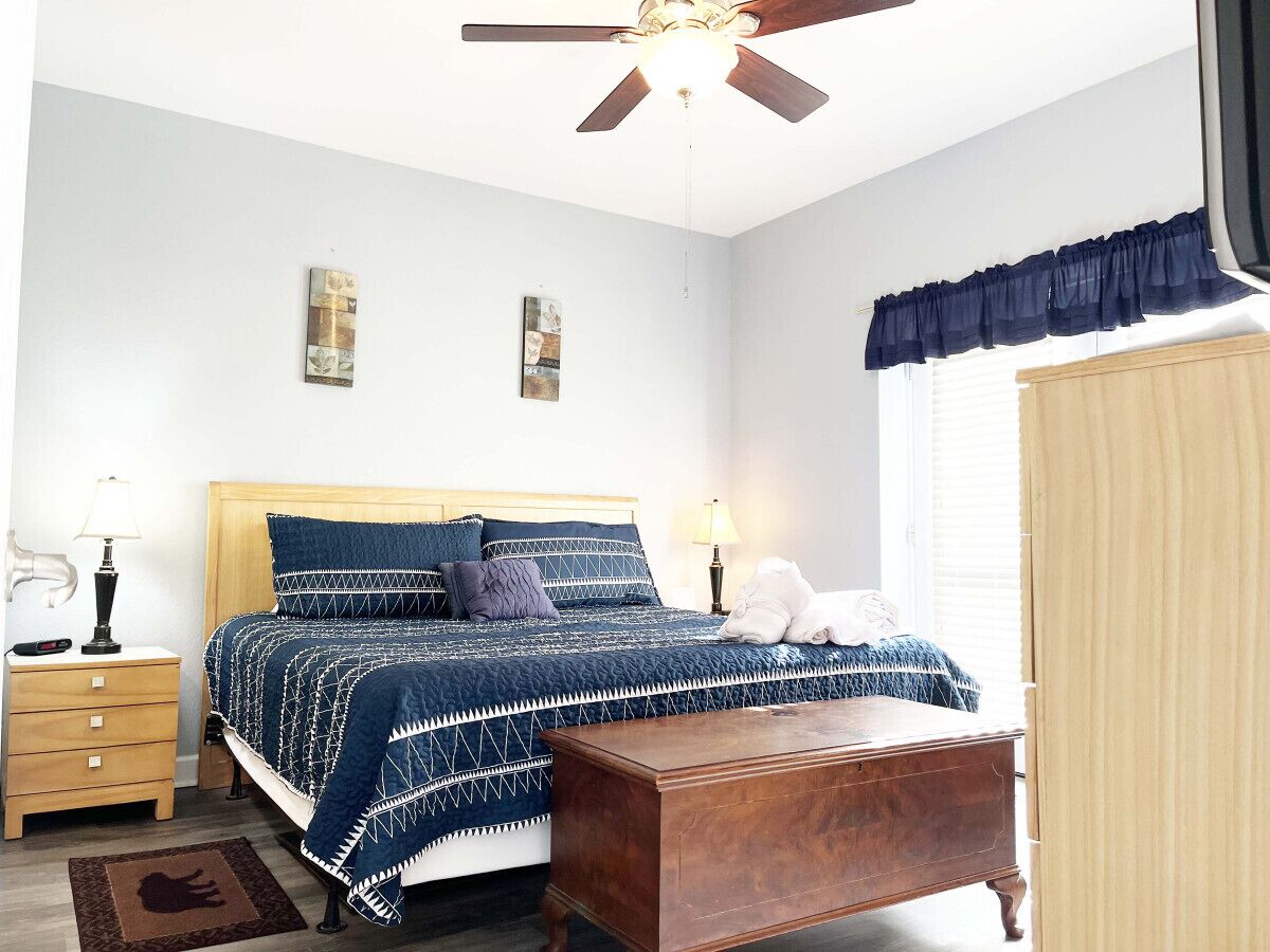 2 bedrooms, desk, iron/ironing board, free WiFi