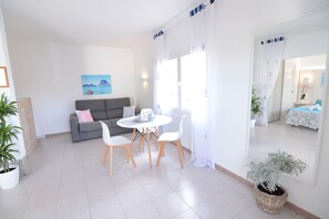 Studio, Balcony | Living room | 26-inch LED TV with satellite channels, TV - Apartamentos Casa Franziska (Ibiza Town)