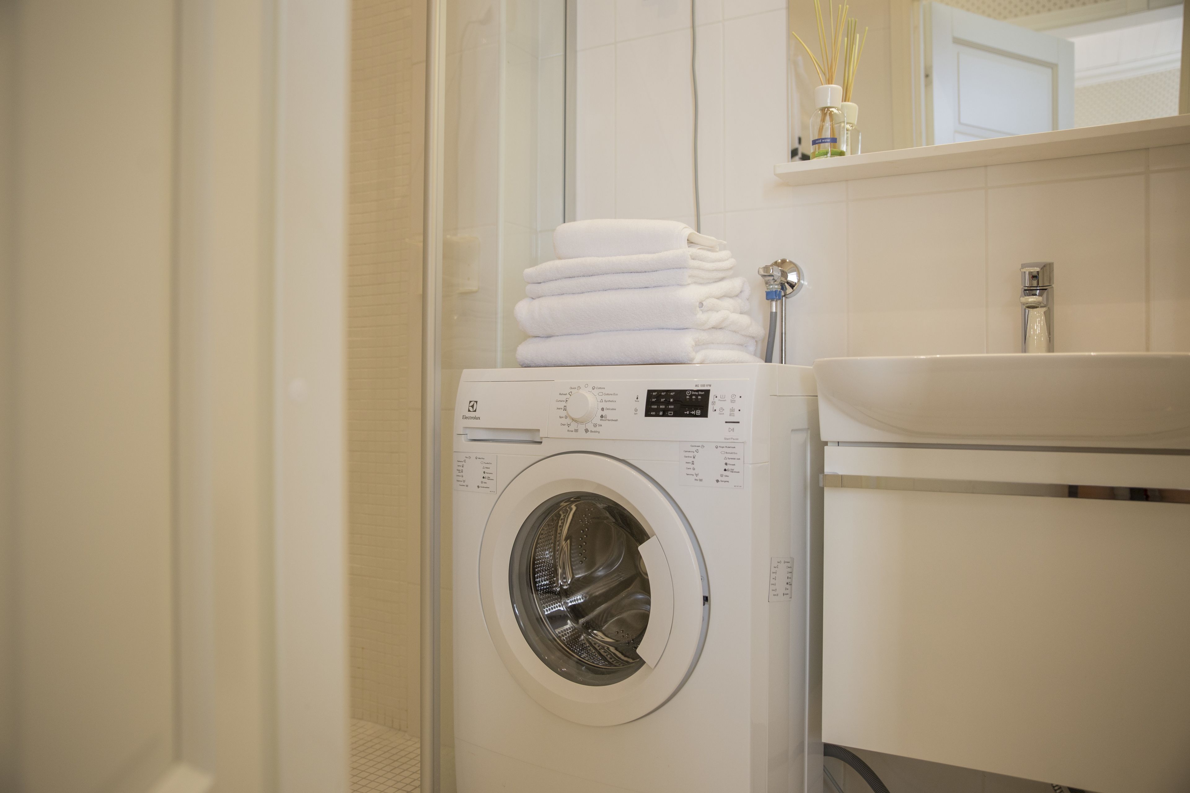 studio (located 150m away from main building) | bathroom | separate bathtub and shower, hair dryer, towels, soap