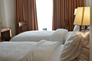 Camera Standard con 2 letti singoli | Insonorizzazione, ferro/asse da stiro, Wi-Fi gratuito, lenzuola