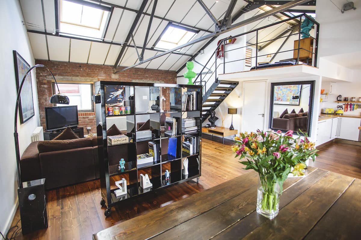 Deluxe Two Bedroom Loft Apartment (The Loft) | Coin séjour