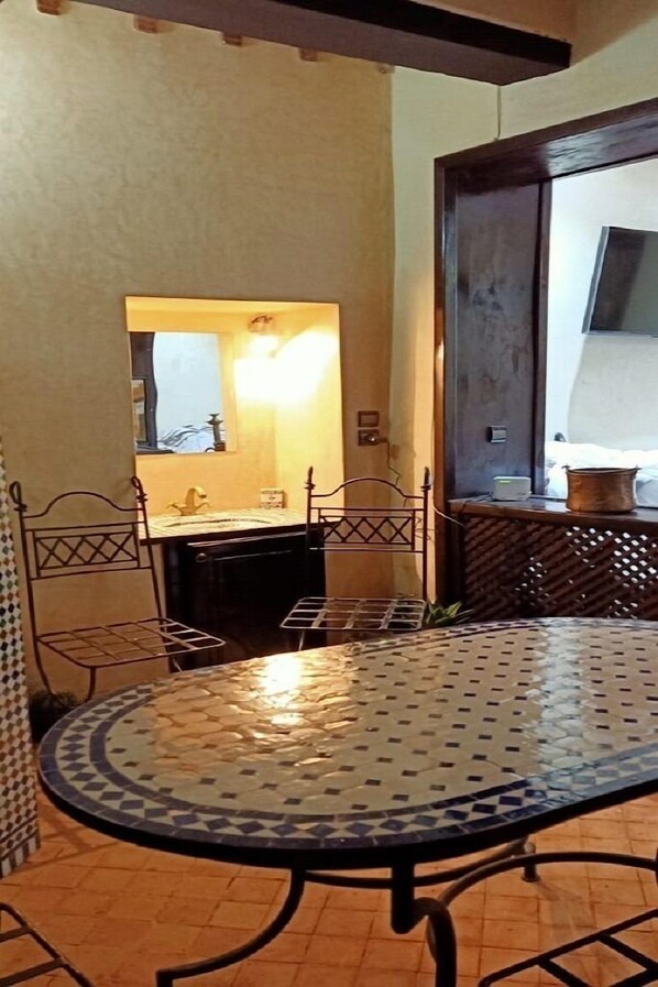 Dining - Riad located close to Jemaa El Fna, with a patio and a terrace (Marrakech)
