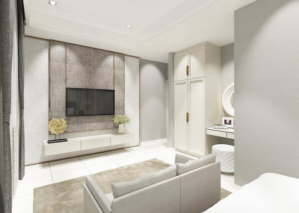 Deluxe Single Room | Living area - Azuvia Beach Retreat Hulhumale (Hulhumalé)