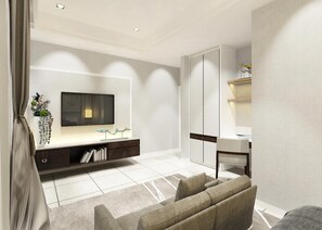 Deluxe Single Room | Living area - Azuvia Beach Retreat Hulhumale (Hulhumalé)